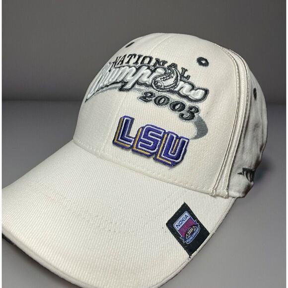 Vintage LSU Hat 04 LSU “Eye Of The The Tiger”‎ Sugar Bowl BCS Champion Cap EUC - Picture 3 of 6